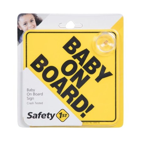 YEL Baby On Board Sign